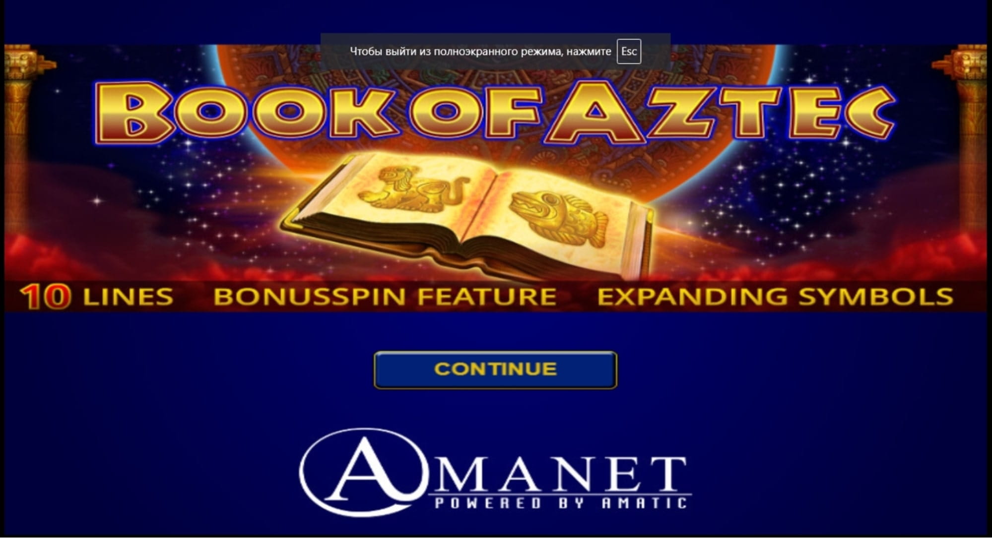 Amatic Software Cartea de Aztec Slot