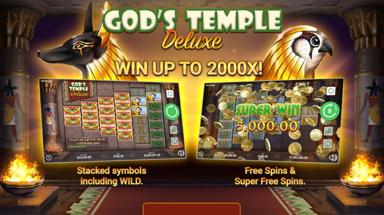 Booongo Templul lui Dumnezeu Deluxe Slot